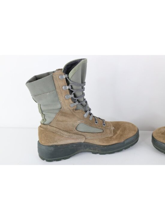Vintage USGI Military Mens 8.5 Goretex Waterproof Leather Combat Boots Green USA main image 7